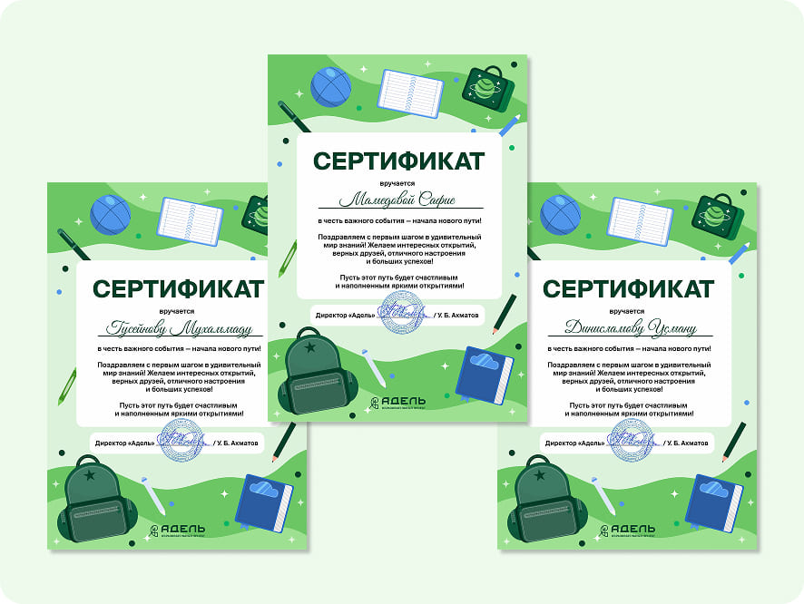 Первый учебный год начинается с первых достижений